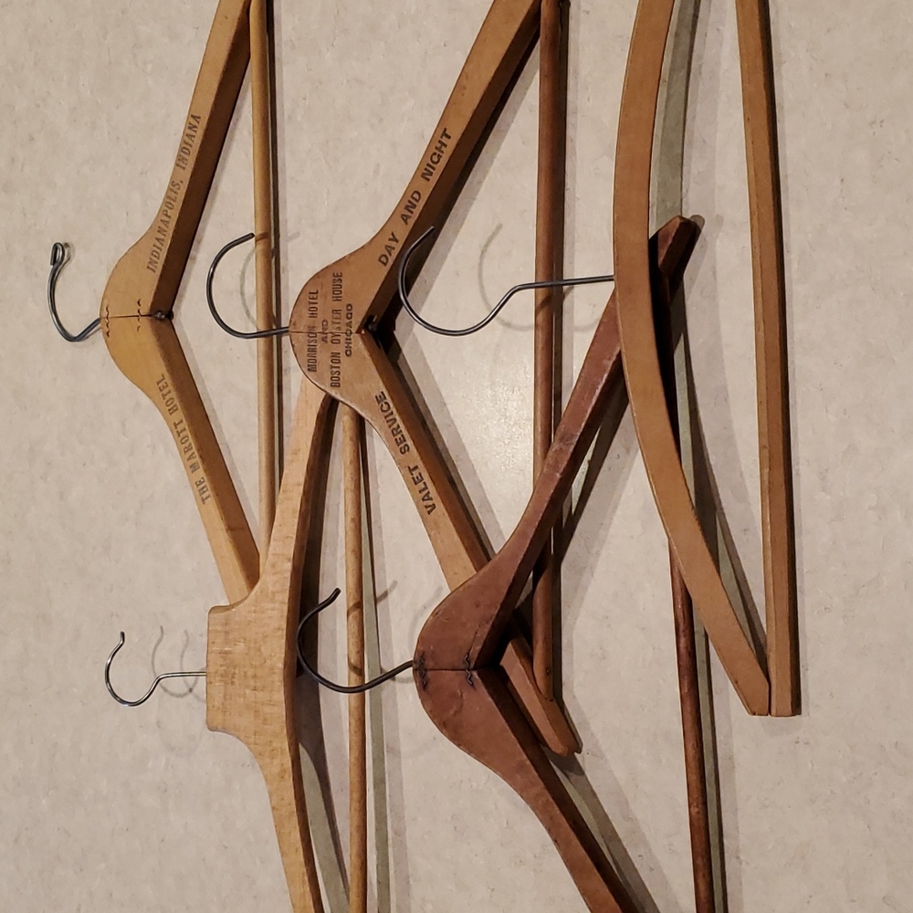 Old Wooden Hangers...Vintage/Antique
